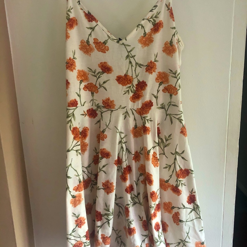 Floral Print Skater Dress